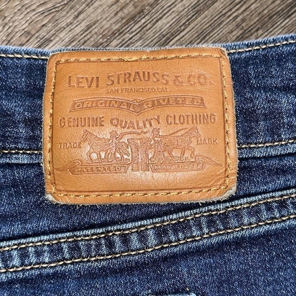 Levi’s Wedgie Skinny Jeans Hit The Brakes Medium Wash - Picture 9 of 14